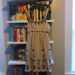 Embroidered Sun Dress with Pockets from BCBG
